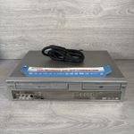 Sharp DV-RW260H VHS Player DVD Recorder VCR Combo Combi with No Remote Silver