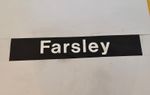 Farsley  - Yorkshire Leeds Bus Destination 38x6” Blind Gift