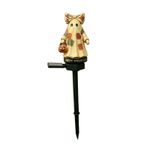 Halloween Garden Stake Light Outdoor Ghost Stake Light Patchwork for Pathway