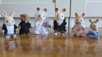 Sylvanian Families Royal Wedding Celebration Rabbit Beaver Vicar
