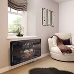 Glass Radiator Cover Printed - Mocha Coffee - Made By Premier Range