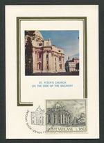 VATICAN MK 1976 BUILDINGS MAXIMUM CARD CARD MAXIMUM CARD MC CM d7557