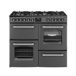 Belling Farmhouse 100cm Dual Fuel Range Cooker Anthracite BEL RCA 100DF