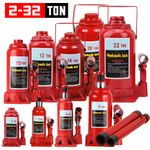 2-32 Ton Bottle Jack Heavy Duty Hydraulic Lifting Ram Car Van Boat Truck Caravan