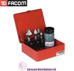 FACOM 4 PIECE 3 FLUTE COUNTERSINK SET - 229.TTJ4