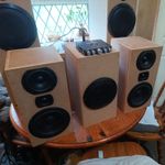 Audiophile Sound Active 2.1 Channel Hi-fi Speakers 2*100W@8R+350W@2R Subwoofer 