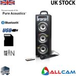 Pure Acoustics Portable Karaoke Machine w/ Mic for Smartphone, iPod, iPhone