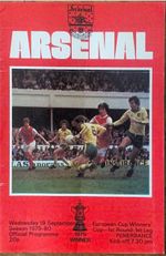 Arsenal V Fenerbahce - 1979/80 European Cup Winners Cup 1R 1L - 19-Sept-79