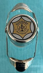 Vintage Veuve Clicquot Champagne Bottle Stopper Fizz Saver France Advertising