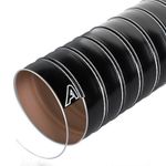 Black Flexible Silicone Air Ducting High Temp Hot Cold Car Engine Intake Braking