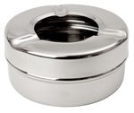 Ashtray with Lid 3.5" Stainless Steel Windproof Cigarette Outdoor Pub Ashtray