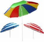 Garden Beach Patio Tilt Umbrella Parasol Sun Shade UPF UV Protection Tilting