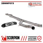 SBMMP073 Scorpion Exhaust fits BMW M3 F80 / M4 F82 F83 14-20 Single Mid Pipe