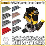 Dewalt DCW620 sub-base for Festool, Makita, Dewalt, Bosch, Milwaukee & Evo rail