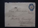 Postal Stationery Envelope Brazil 300 Rice to Hong Kong/China in 1899 - b12155