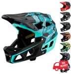 Full Face Mountain Bike Helmet Adult Racing MTB Helmet Outdoor Visor 31 Vent