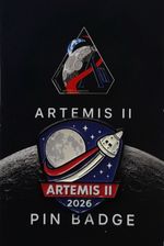 NASA ARTEMIS II 2 2026 SPACE MISSION PIN BADGE