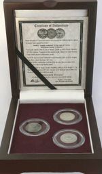 Stalins' Death Sentence' 15 Kopeck 3-coin Set Box Coin Set with Certificate