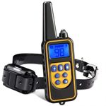 Pet Dog Training Collar 800m Waterproof Rechargeable Electric LCD Display