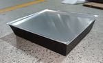 Detroit style pizza pan with lid commercial grade 30.5x25.4x6.35cm