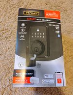 Defiant Smart Wi-Fi Deadbolt Matte Black 1011 691 905 Untested Missing Parts