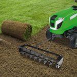 32" Spike Lawn Aerator Tow Behind Rolling Tractor Soil Penetrator Mower Hitch UK