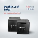 Mechanical Safe Box Cabinet Steel Security Double Lock Key - Seller Pays Fees