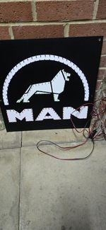 MAN Interior Backboard Light.24v Only.with Remote And Cigerette Socket Plug