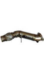 EXHAUST DOWNPIPE FOR BMW 140i 240i M140i 440i STAINLESS STEEL 4" TURBO EXHAUST