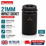 Makita 134833-2 Impact Socket Heavy Duty Power Tool Socket Wrench Accessory