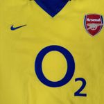 Arsenal 2003/2004/2005 Away Third Football Shirt Long Sleeve XL - Genuine