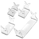 4pcs Acrylic Bait Lure Display Shelf Clear Acrylic Fishing Lure Display Stand