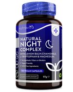 Night Complex Sleep Aid - 120x Capsules – Not Tablet - Nutravita UK manufactured