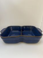 Denby Imperial Blue divided serving dish in excellent condition