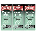 Covonia Vapour Drops contains menthol and peppermint oil 15ml- Pack of 3