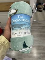 The Snowman Fleece Blanket 100cmx150cm 2025