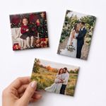 Personalised Photo Fridge Magnets Custom Christmas Baby Wedding Pet Picture Gift