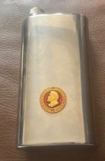 Soviet Union memorabilia hip flask