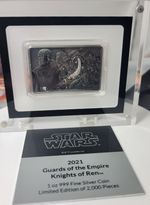 Star Wars Guards Of The Empire Knights Of Ren 1oz Fine Silver Collectable Piece