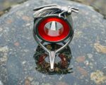 Sculpted Mayfly Agate Stripping Guide – 10mm