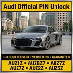 Audi Radio Code PIN Unlock AUZ1Z AUZBZ7 AUZ7Z AUZ5Z AUZ2Z ⚡Fast Recovery Service