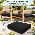 100% Waterproof Garden Furniture Rattan Cushions - Seat Pads Only Covers