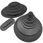 Top & Side Textured Round Oval Bike Bases For Warhammer 40k AoS D&D Miniatures