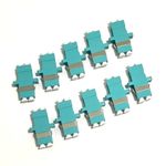 LC duplex Couplers Flange Optical Fiber Adapters Single multimode universal x25