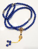 Genuine Lapis Lazuli Third Eye Mala 108 Natural 8mm Beads Meditation 35inch long