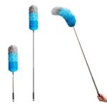 Extendable Feather Duster Long Telescopic Duster Magic Static Duster Brush 110in