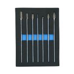 Extra Long Tungsten Carbide Burr Rotary Files Rust Remover Polishing Porting 7pc