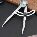 Steel Wing Divider Pencil Marking Compass-Circle Maker Adjustable Scriber UK