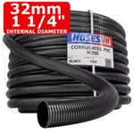 32mm 1 1/4" Pond Hose Flexible Pipe Fish Tank Pump Filter Water Feature Hoses