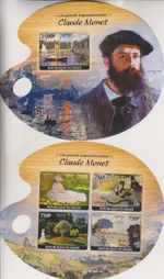Painting Claude Monet Niger MNH 8827